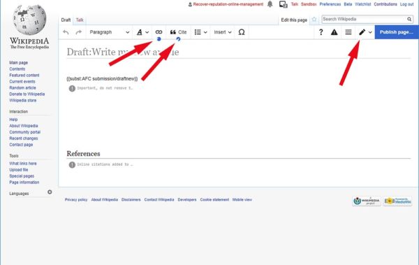 12 Tips for Publishing a Wikipedia Article to Boost Your Online Reputation: A Complete Guide. Save and publish. Format article