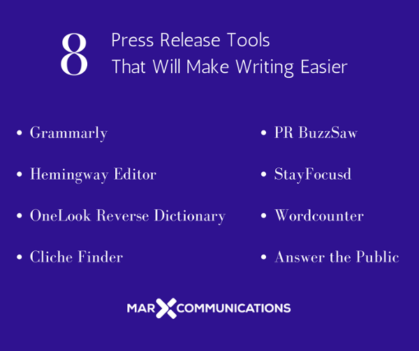 Press Release Tools That Will Make Writing Easier