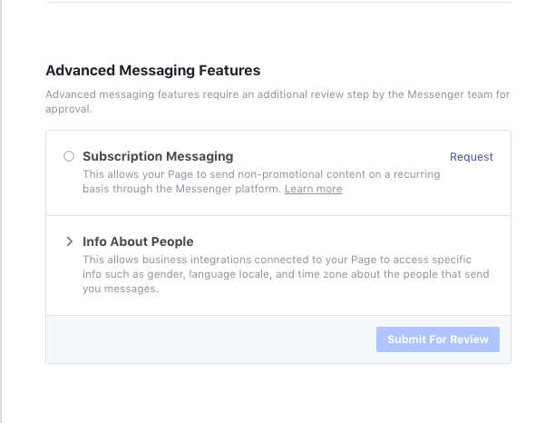 advanced Facebook messenger features