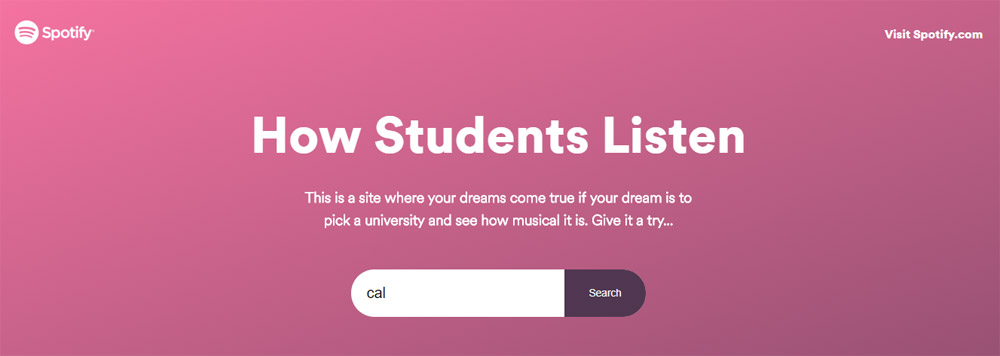 Data storytelling - how students listen to Spotify