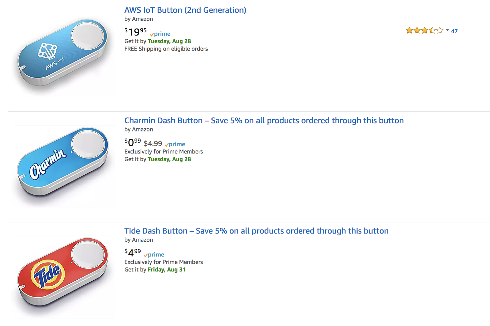 Amazon Dash Buttons