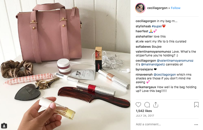 Instagram-micro-influencer-glossier-example