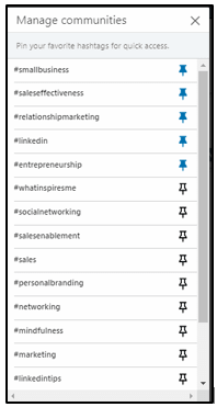 Image for following hashtags
