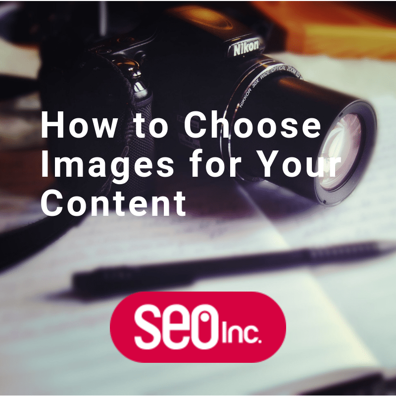 how to choose images for your content camera notebook pen