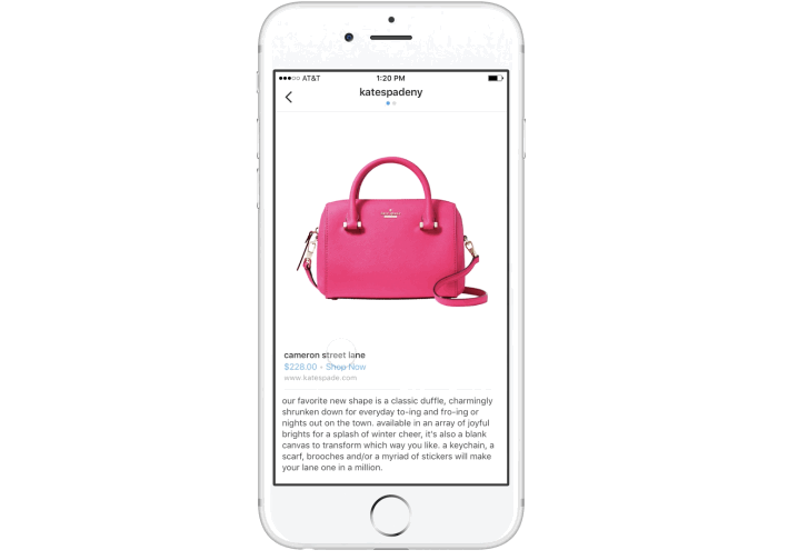 Instagram Stories Shopping Products