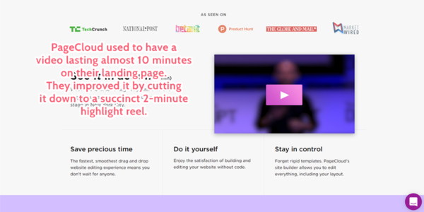 pagecloud landing page