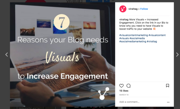Its all about creating posts that will add value to your brand as well