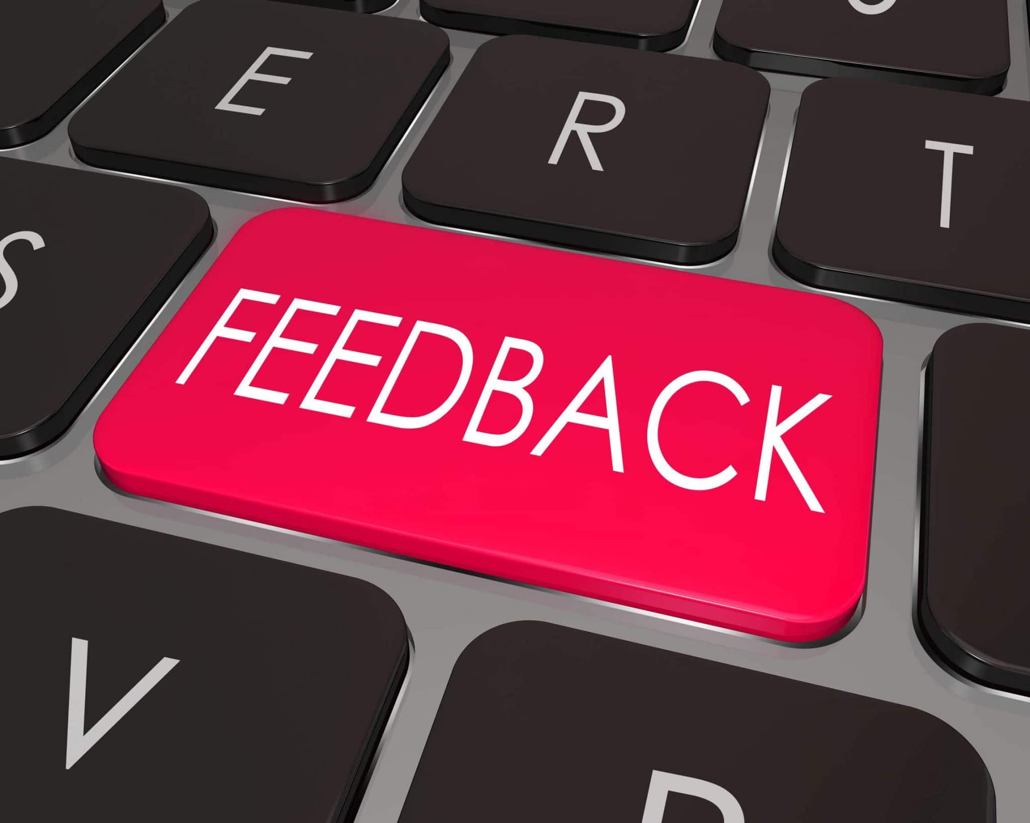 How do you handle negative feedback? 