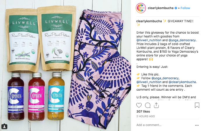 instagram-best-practices-clearly-kombucha-example