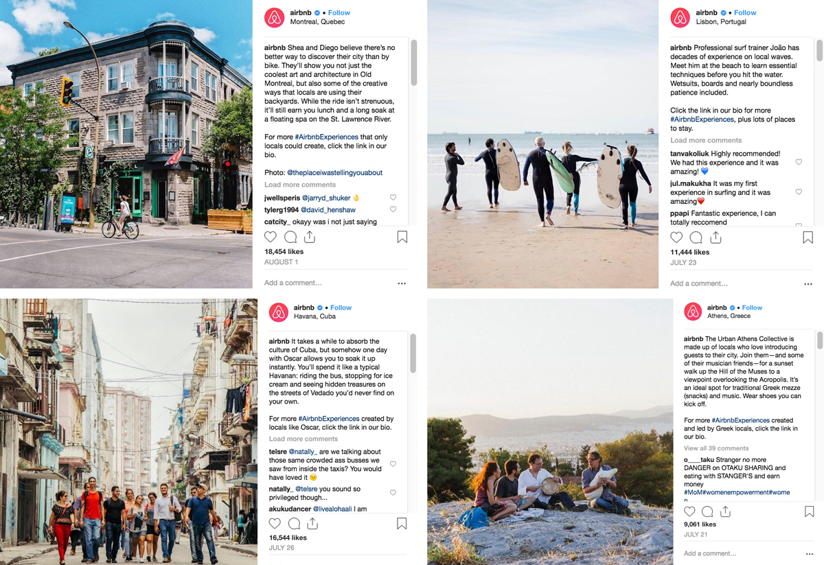 airbnb travel experiences