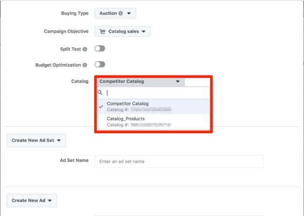 Facebook ad transparency ecommerce strategy competitor catalog