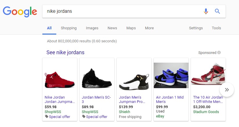 adwords shopping
