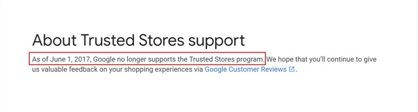 Google shopping reviews trusted stores