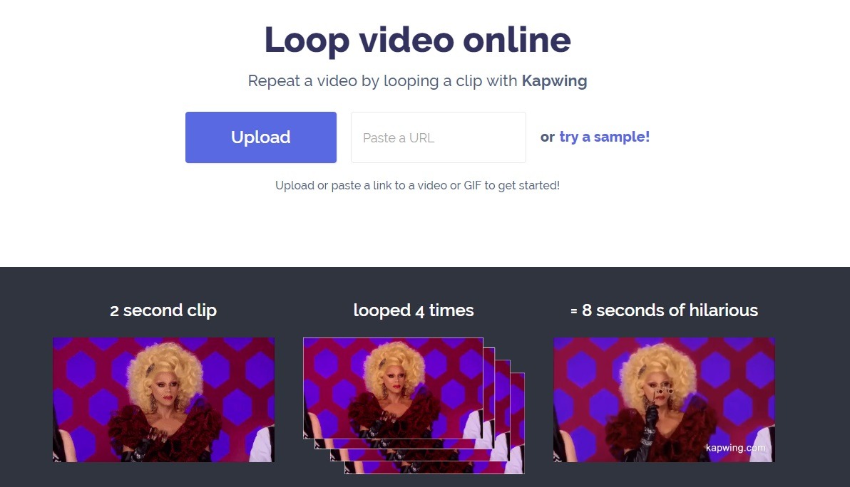 online video editor to make loop videos