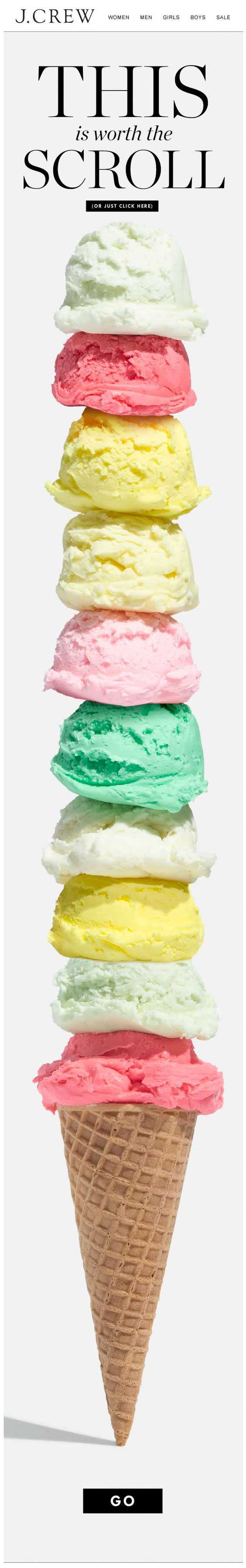 J-Crew-II email design