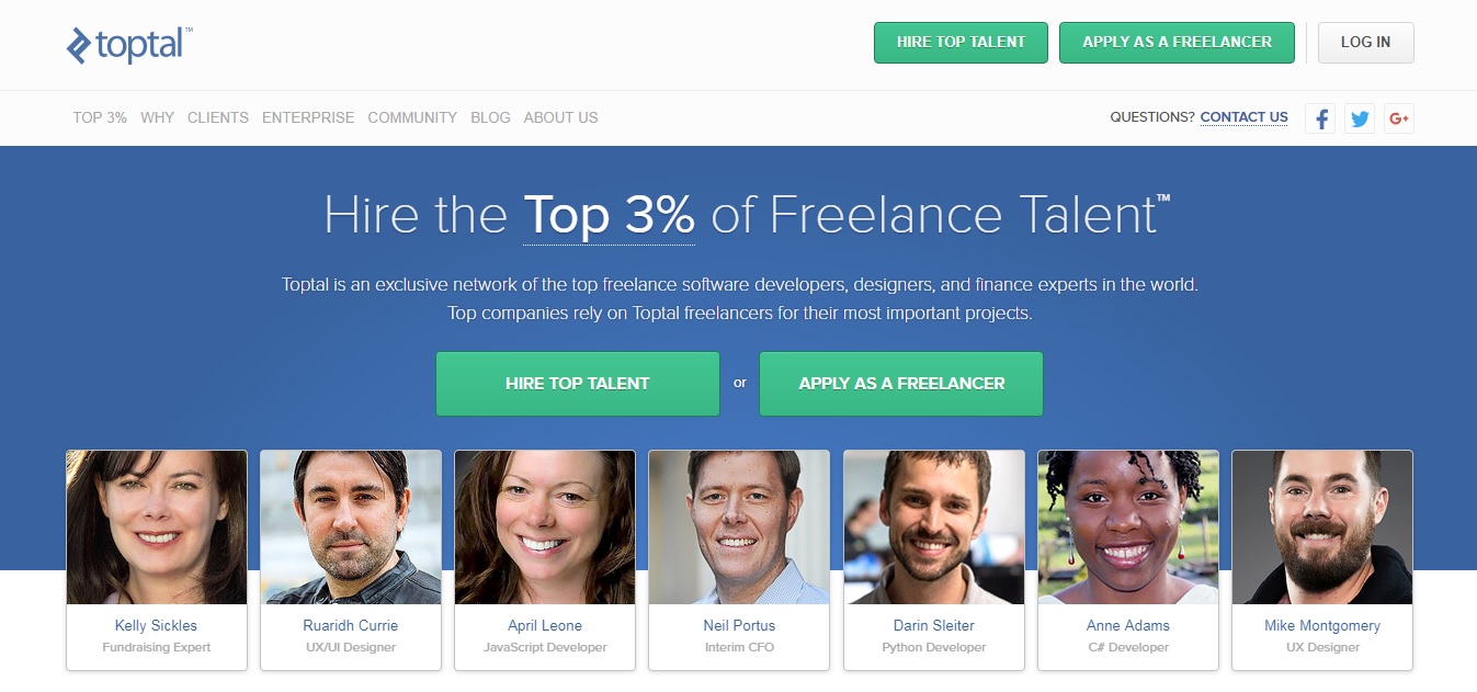 pre-vetting freelance marketplaces TopTal