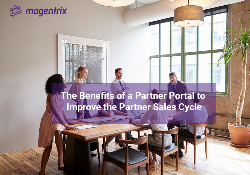 Channel managers discussing the benefits a partner portal has on the channel partners sales cycle