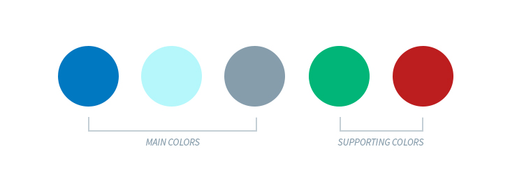Holiday email color palette