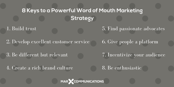 8 Keys to a Powerful Word of Mouth Marketing Strategy