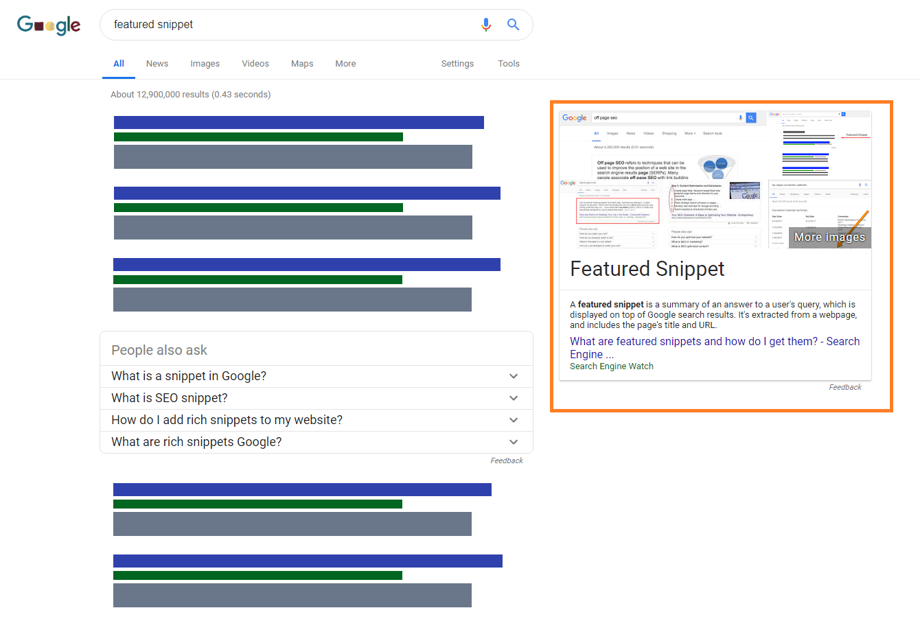 Google Featured Snippet
