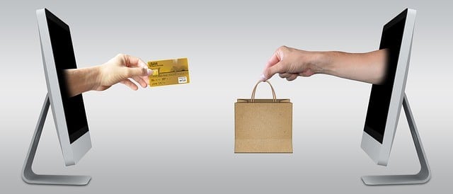 eCommerce Image credit card for shopping exchange