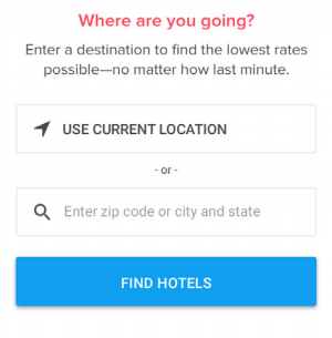location detection option mobile form