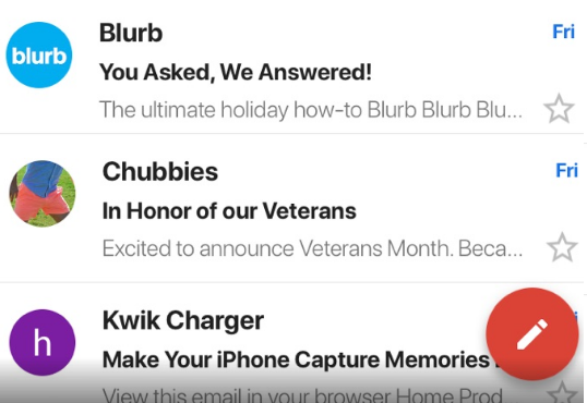Blurb email subject lines
