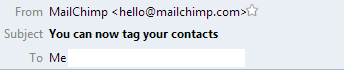 MailChimp email subject lines