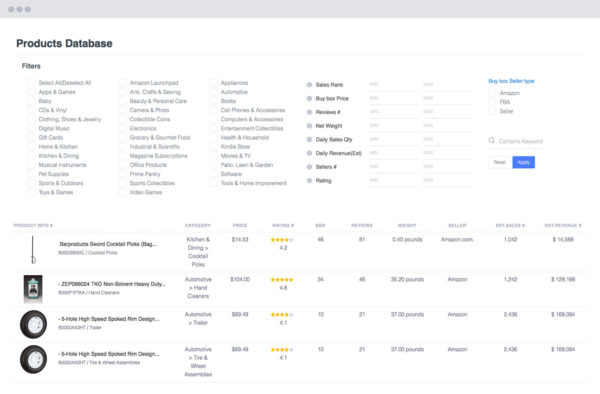 AMZ Insight - finding products for Amazon