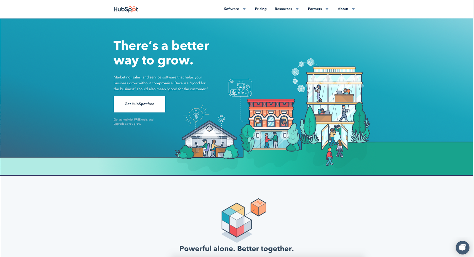 new hubspot homepage