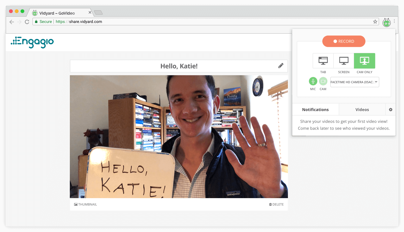 ABM example vidyard govideo