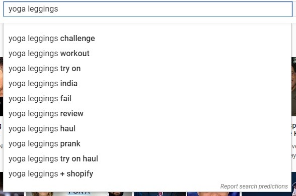 yoga leggings youtube search