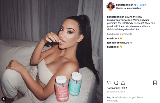 kim kardashian celebrity brand endorsement