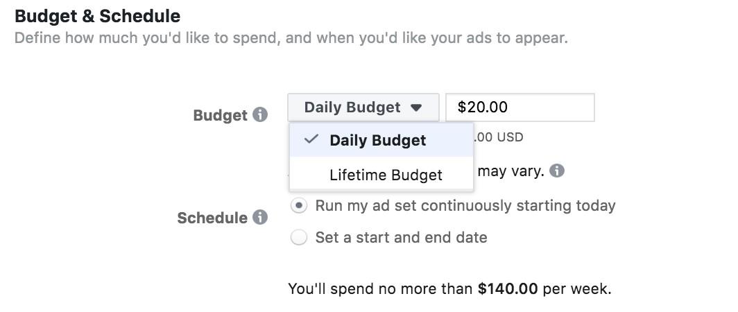 Facebook Ads Daily vs. Lifetime Budgets: Pros & Cons - Business 2 Community