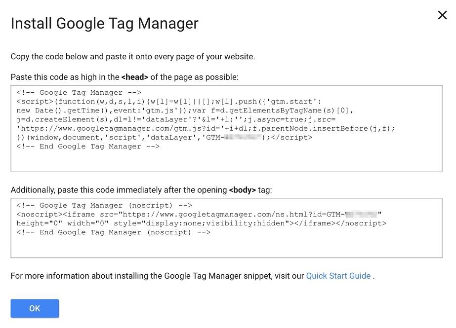install Google Tag Manager