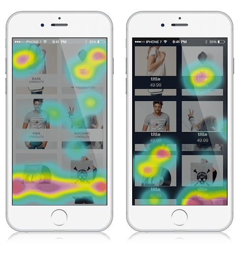 Appsee touch heatmaps