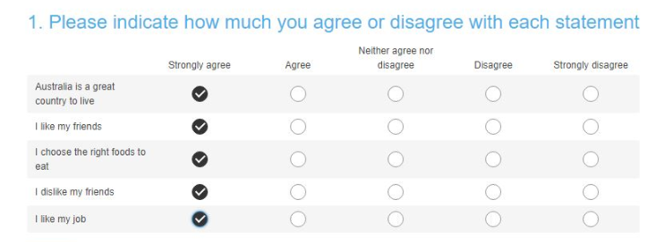 flatliner on a survey
