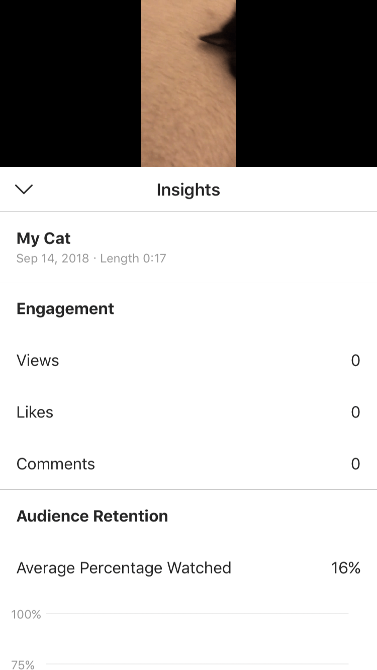 IGTV insights