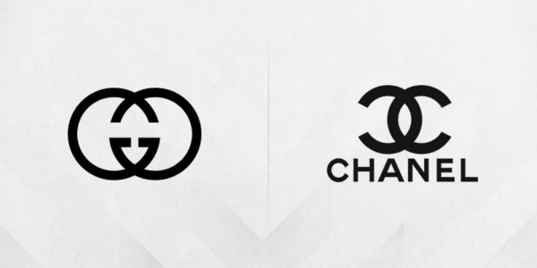 gucci vs chanel logo