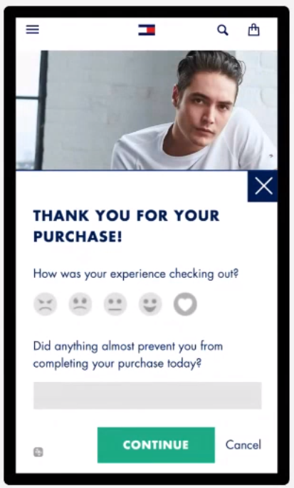 tommy hilfiger micro-survey