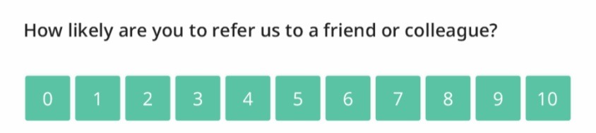 satisfaction survey for NPS