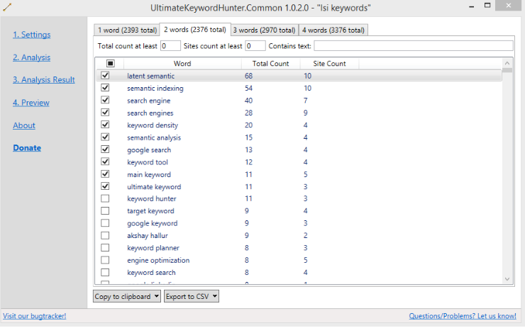 ultimate keyword hunter