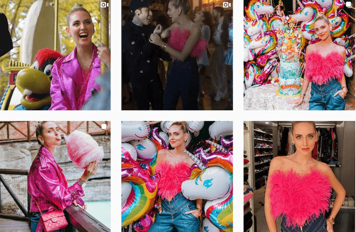 Aspirational Linstagram Brands - Sked Social - Chiara Ferragni