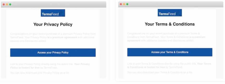 termsfeed eCommerce tool 