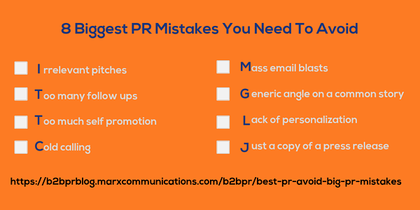 8 biggest pr mistakes you need to avoid