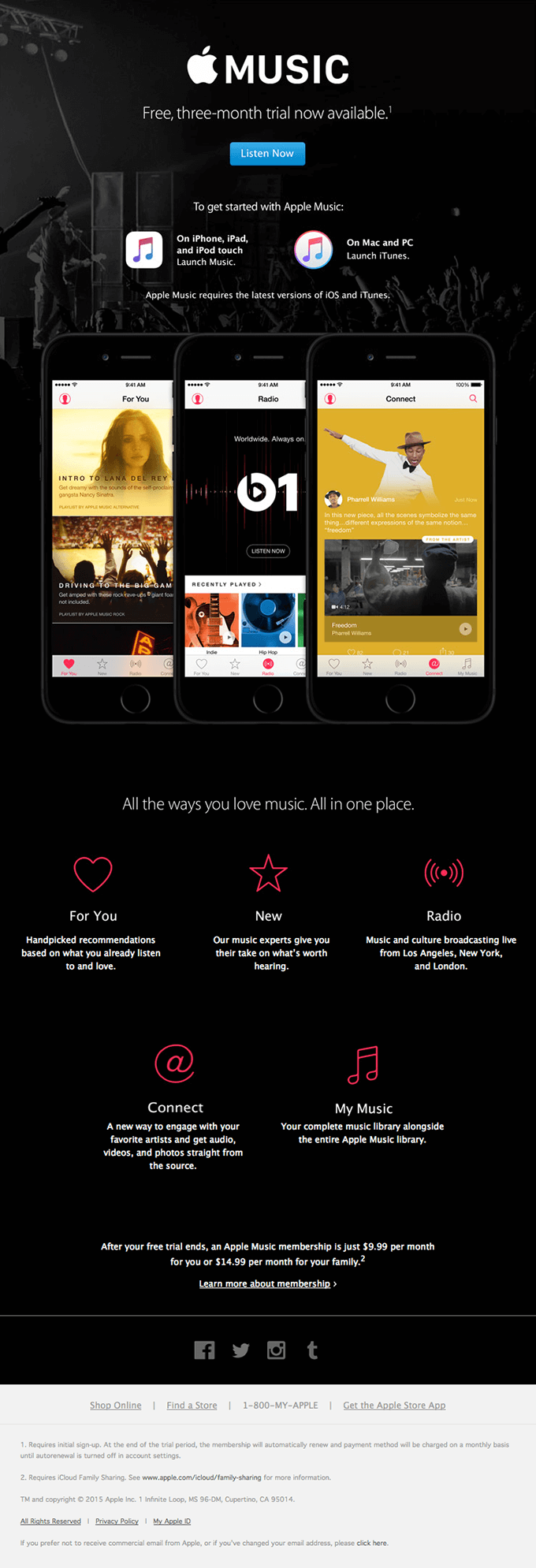 Apple Music email