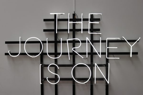 journey sign showing the buyers journey and inbound sales 101