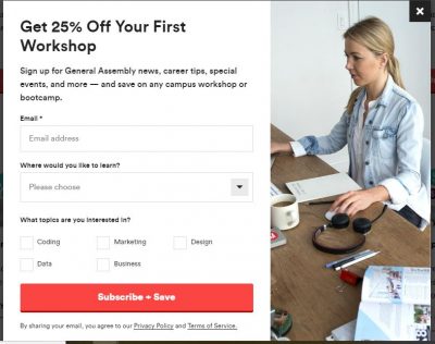 7 Best Newsletter Sign Up Examples