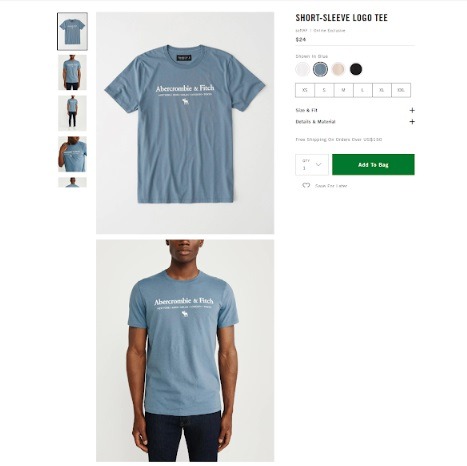 product page example