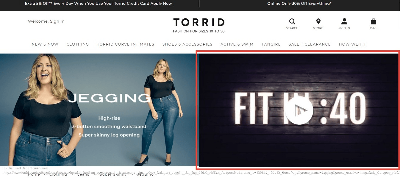 home page example 